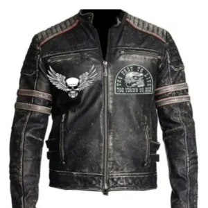 Live Fast Die Young Skull Jacket