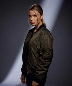 Lucifer Chloe Decker Satin Bomber Jacket