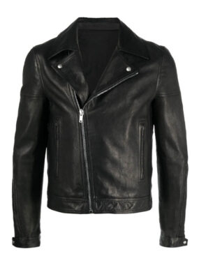 Men's Rick Owens Zipper Biker Motorcycle Jacket