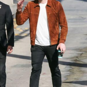 Bill-Hader-Suede-Leather-Brown-Jacket-3